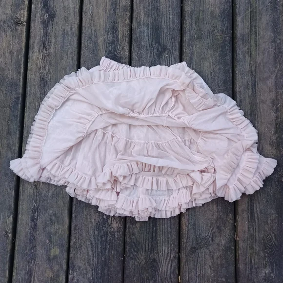 Light Pink Ruffled Skirt - Picture 3 of 3